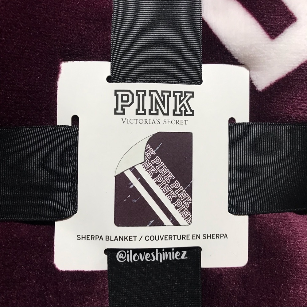 •Victoria's Secret PINK• Sherpa Blanket - Picture 4 of 7